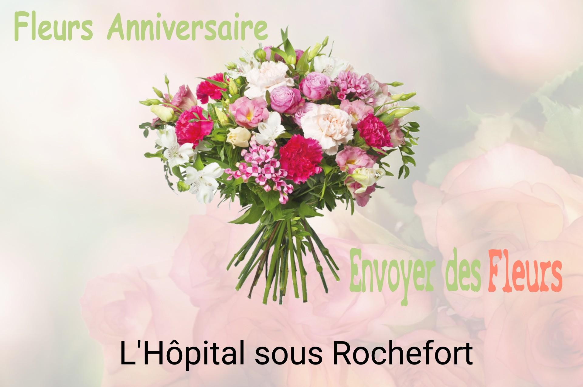 Bouquet de fleurs d’anniversaire livré à L'Hôpital-sous-Rochefort