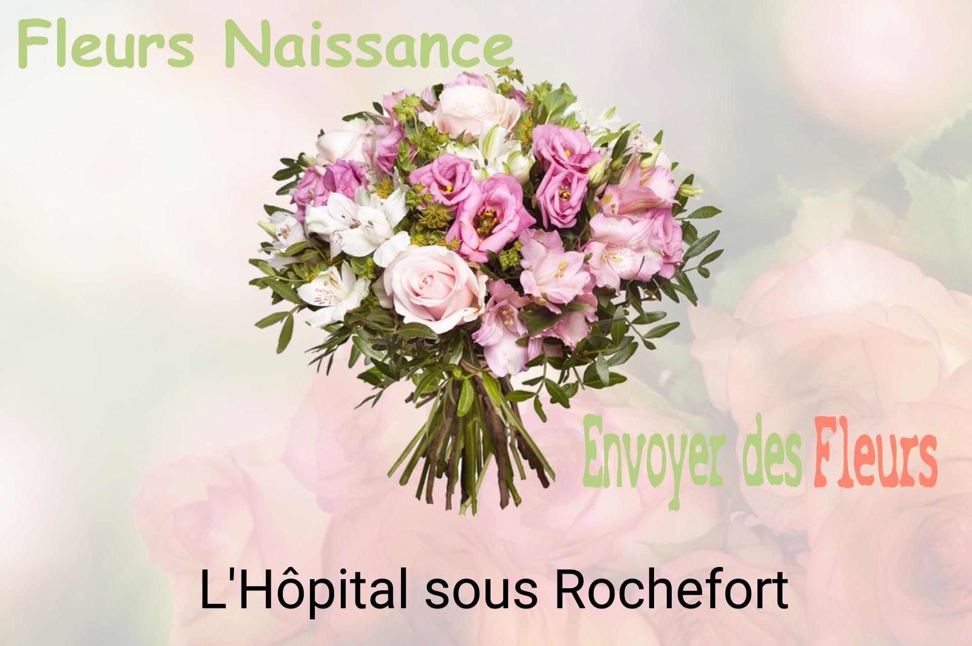 Bouquet de fleurs de naissance livré à L'Hôpital-sous-Rochefort