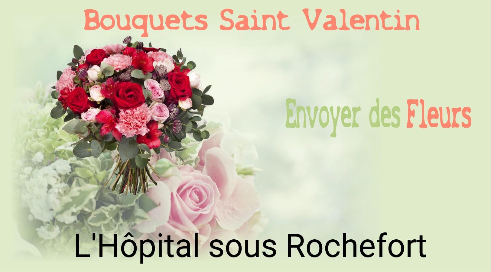 Roses de Saint-Valentin livrées à L'Hôpital-sous-Rochefort